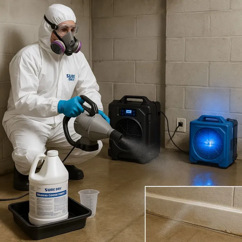 Sanitization and Odor Removal process in Garrett, WA