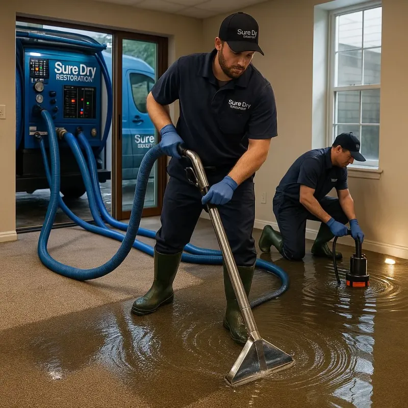 Water Extraction and Removal process in Garrett, WA